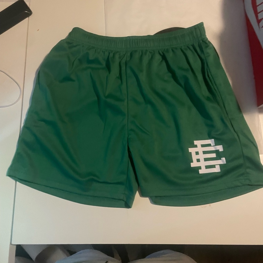 Eric Emanuel Green Athletic Shorts
